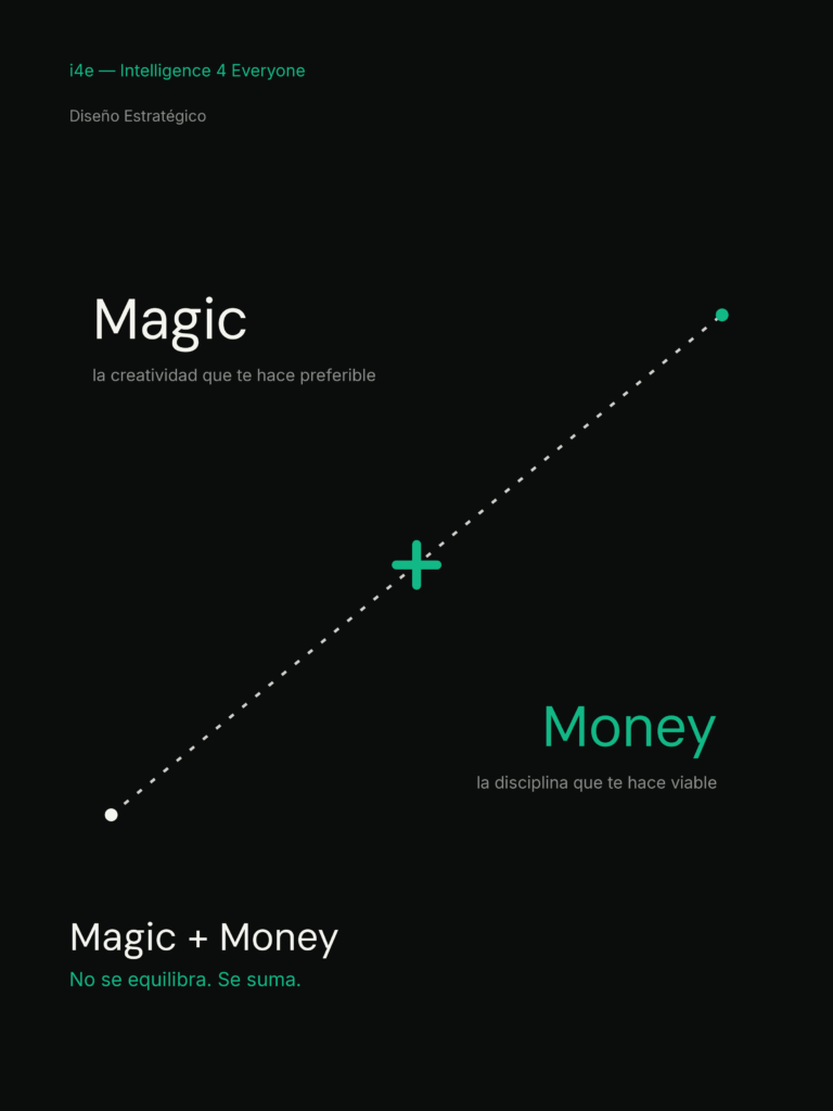 Magic + Money: el modelo que suma, en vez de equilibrar, negocio y creatividad