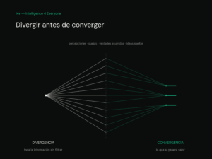 Divergencia y convergencia: de toda la información a lo que sí genera valor.